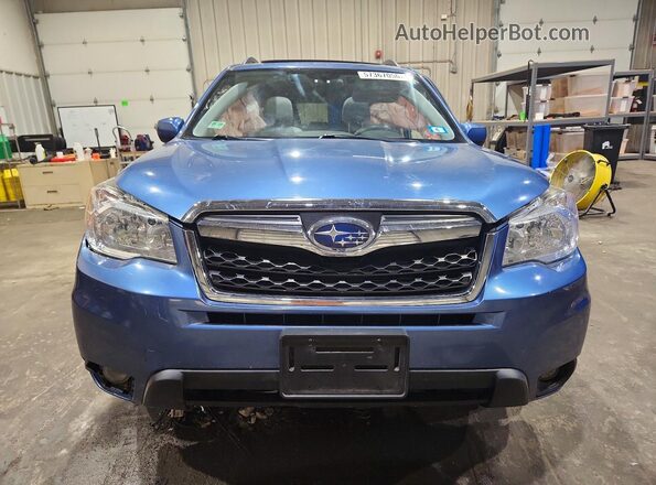 JF2SJARC0GH420508 2016 SUBARU FORESTER Синий Вид спереди