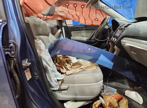 JF2SJARC0GH420508 2016 SUBARU FORESTER Синий Вид салона спереди