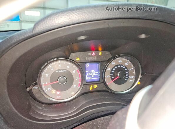 JF2SJARC0GH420508 2016 SUBARU FORESTER Синий Вид щитка приборов