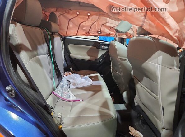 JF2SJARC0GH420508 2016 SUBARU FORESTER Синий Вид задней части салона