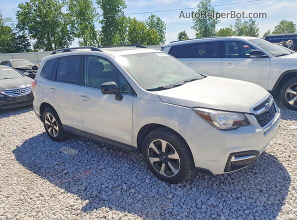 JF2SJARC0HH432319 2017 SUBARU FORESTER White Delantero derecho