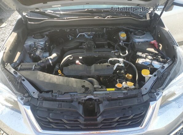 JF2SJARC0HH537572 2017 SUBARU FORESTER Silver Engine compartment view