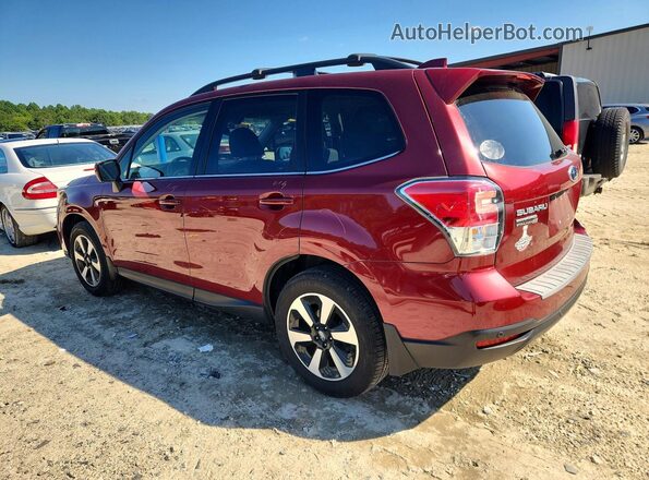 JF2SJARC0HH574606 2017 SUBARU FORESTER Красный Задняя левая четверть