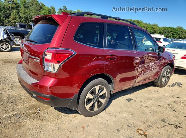 JF2SJARC0HH574606 2017 SUBARU FORESTER Красный Задняя правая четверть