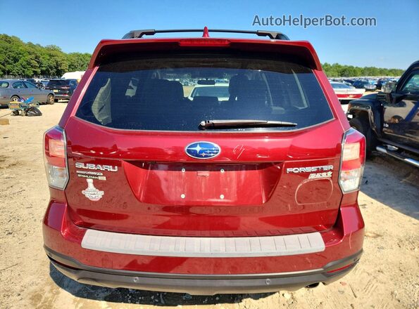 JF2SJARC0HH574606 2017 SUBARU FORESTER Красный Вид сзади