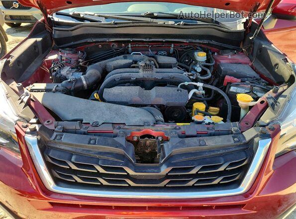 JF2SJARC0HH574606 2017 SUBARU FORESTER Красный Вид подкапотного пространства
