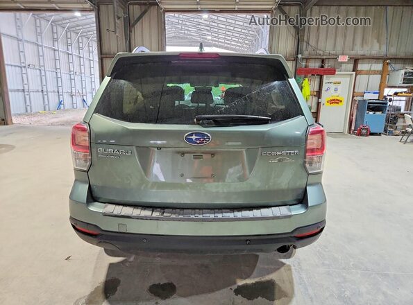 JF2SJARC0JH459591 2018 SUBARU FORESTER Green უკანა ხედი