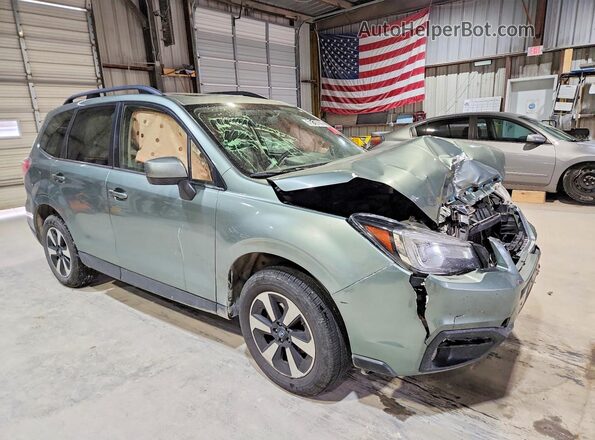 JF2SJARC0JH459591 2018 SUBARU FORESTER Green წინა მარჯვენა