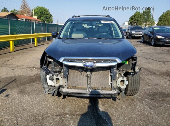 JF2SJARC1HH471906 2017 SUBARU FORESTER Black Front view