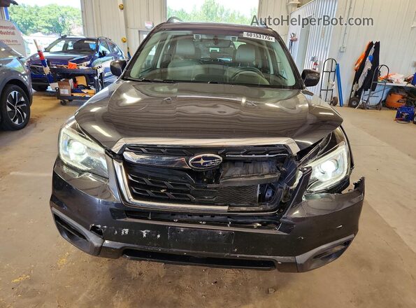 JF2SJARC1HH485353 2017 SUBARU FORESTER Gray Front view