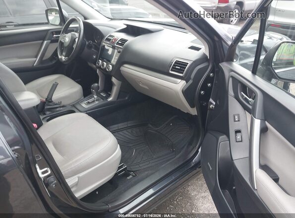JF2SJARC2GH531562 2016 SUBARU FORESTER Black Widok wnętrza z przodu