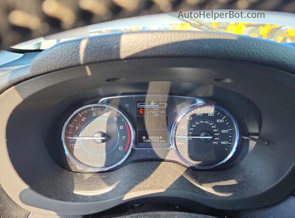 JF2SJARC2JH446888 2018 SUBARU FORESTER Silver Instrument cluster view