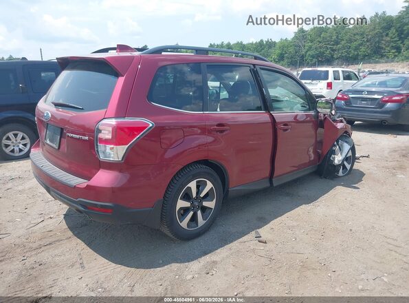 JF2SJARC2JH457681 2018 SUBARU FORESTER Red Trasero derecho