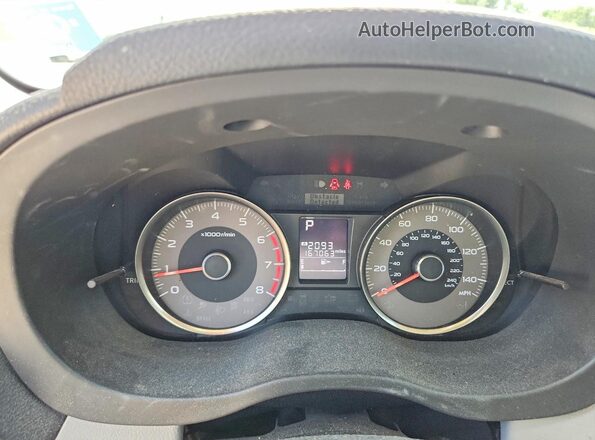 JF2SJARC3GH426982 2016 SUBARU FORESTER Серебряный Вид щитка приборов