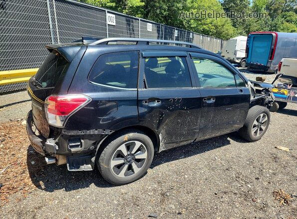 JF2SJARC3JH574248 2018 SUBARU FORESTER Черный Задняя правая четверть
