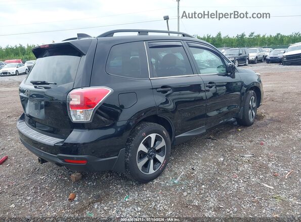 JF2SJARC4JH440431 2018 SUBARU FORESTER Black უკანა მარჯვენა