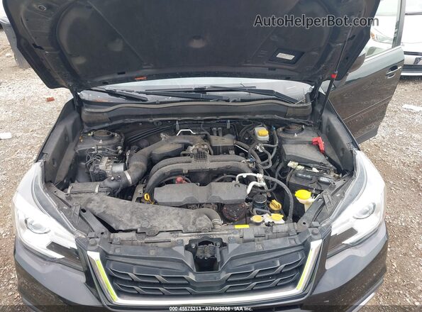 JF2SJARC4JH440431 2018 SUBARU FORESTER Black უკანა ხედი