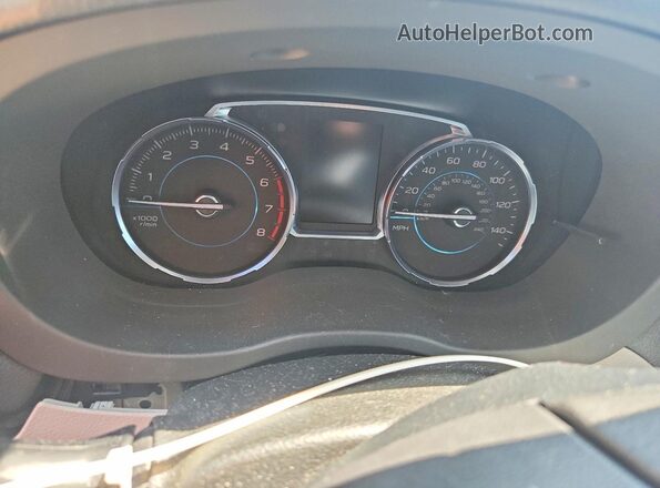 JF2SJARC5JH555328 2018 SUBARU FORESTER White Vista del cuadro de instrumentos