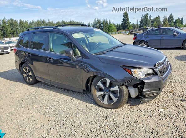 JF2SJARC6JH504534 2018 SUBARU FORESTER Черный Передняя правая четверть