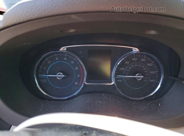 JF2SJARC6JH504534 2018 SUBARU FORESTER Черный Вид щитка приборов