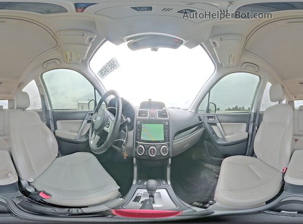 JF2SJARC7HH423438 2017 SUBARU FORESTER Green 360 interior view