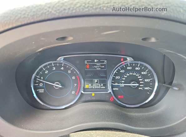 JF2SJARC7HH426730 2017 SUBARU FORESTER Black Вид щитка приладів