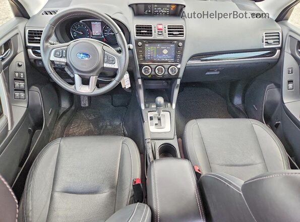 JF2SJARC7HH494123 2017 SUBARU FORESTER Black წინა პანელის ხედი