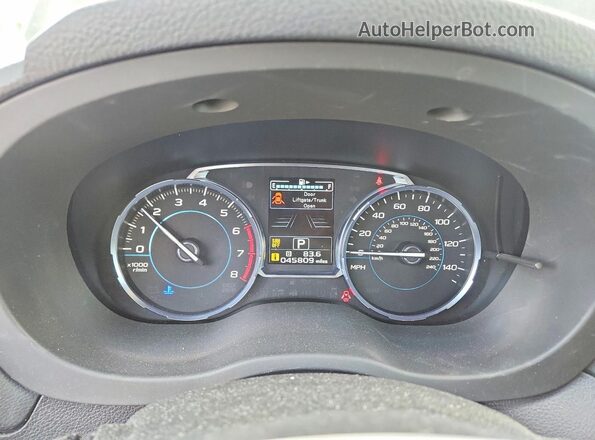 JF2SJARC7HH494123 2017 SUBARU FORESTER Black ხელსაწყოთა პანელის ხედი