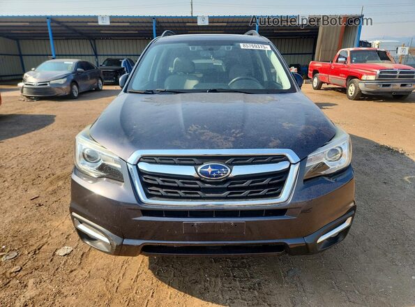 JF2SJARC7HH504388 2017 SUBARU FORESTER Gray Widok z przodu