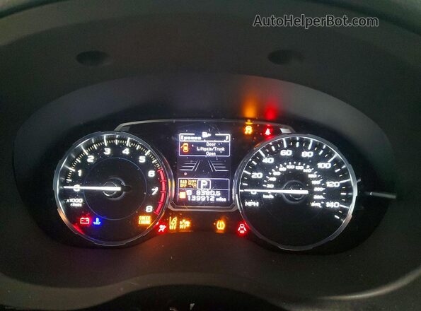 JF2SJARC7JH402093 2018 SUBARU FORESTER Silver Вид щитка приладів