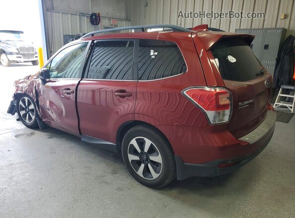 JF2SJARC7JH540698 2018 SUBARU FORESTER Burgundy Rear left