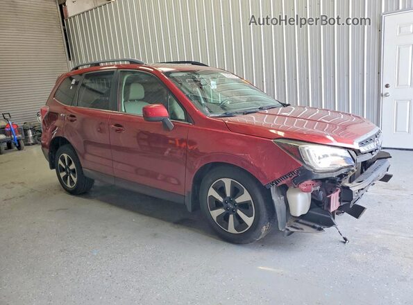 JF2SJARC7JH540698 2018 SUBARU FORESTER Burgundy Front right