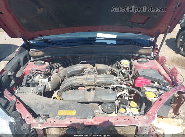 JF2SJARC8GH530920 2016 SUBARU FORESTER Красный Вид сзади
