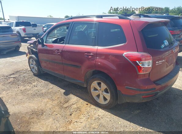 JF2SJARC8GH530920 2016 SUBARU FORESTER Красный Задняя левая четверть