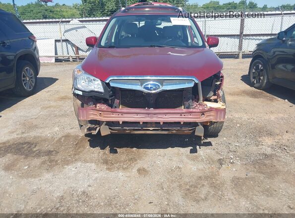 JF2SJARC8GH530920 2016 SUBARU FORESTER Красный Вид спереди