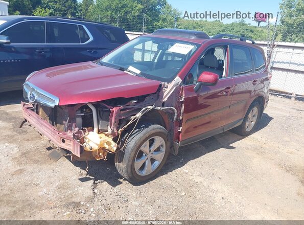 JF2SJARC8GH530920 2016 SUBARU FORESTER Красный Передняя левая четверть