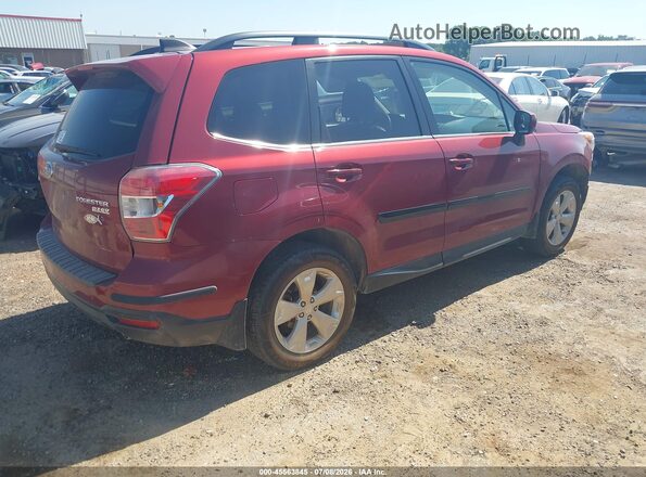 JF2SJARC8GH530920 2016 SUBARU FORESTER Красный Задняя правая четверть