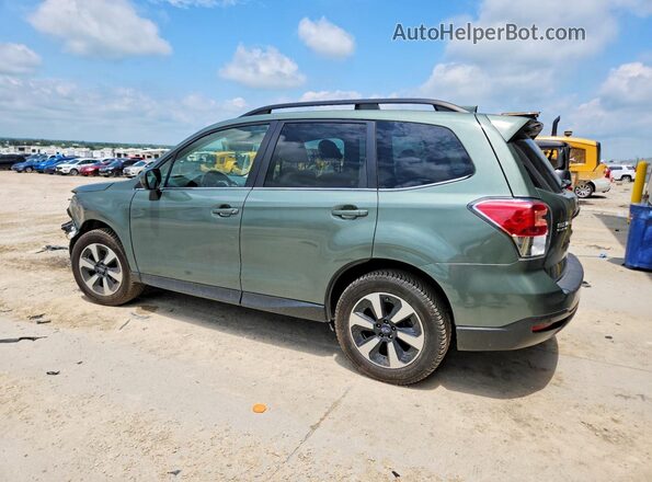 JF2SJARC8JH568008 2018 SUBARU FORESTER Зеленый Задняя левая четверть