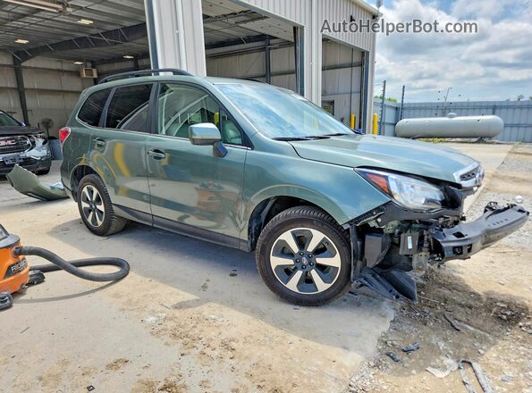 JF2SJARC8JH568008 2018 SUBARU FORESTER Зеленый Передняя правая четверть