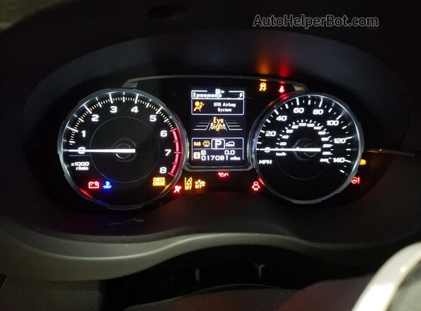 JF2SJARC9HH553267 2017 SUBARU FORESTER Черный Вид щитка приборов