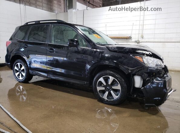 JF2SJARC9HH553267 2017 SUBARU FORESTER Черный Передняя правая четверть