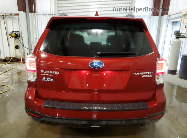 JF2SJARC9HH561207 2017 SUBARU FORESTER Красный Вид сзади