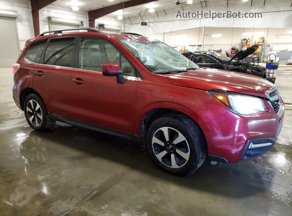 JF2SJARC9HH561207 2017 SUBARU FORESTER Красный Передняя правая четверть