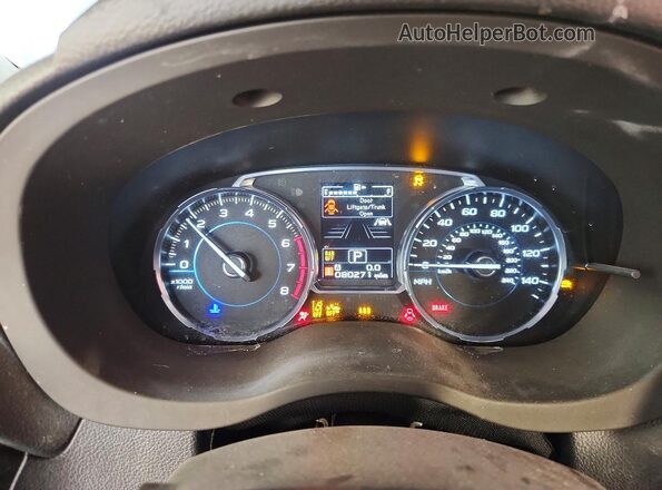 JF2SJARC9JH545918 2018 SUBARU FORESTER Silver ხელსაწყოთა პანელის ხედი