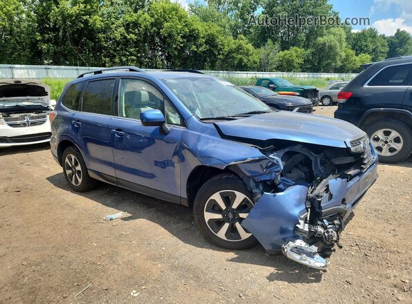 JF2SJARC9JH592141 2018 SUBARU FORESTER Blue Delantero derecho