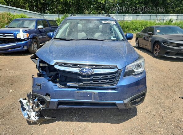 JF2SJARC9JH592141 2018 SUBARU FORESTER Blue Vista frontal