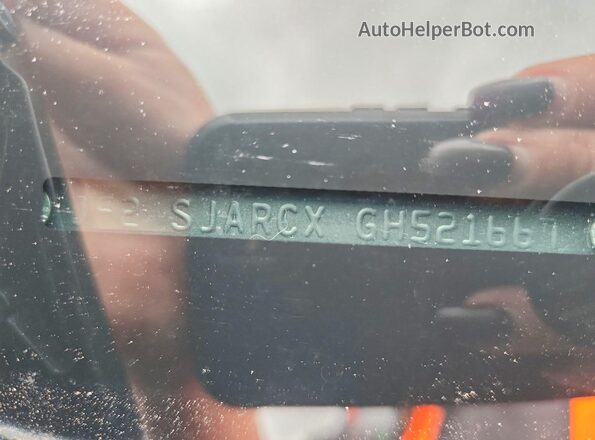 JF2SJARCXGH521667 2016 SUBARU FORESTER Gray Вид наклейки з VIN-кодом