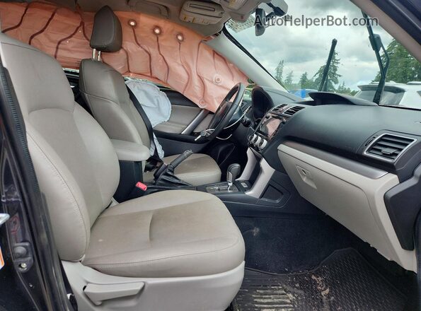 JF2SJARCXGH521667 2016 SUBARU FORESTER Gray Вид салону спереду