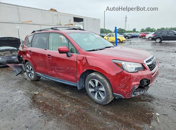 JF2SJARCXHH567906 2017 SUBARU FORESTER Red Przód prawy