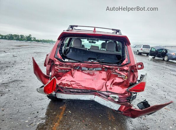 JF2SJARCXHH567906 2017 SUBARU FORESTER Red Widok z tyłu
